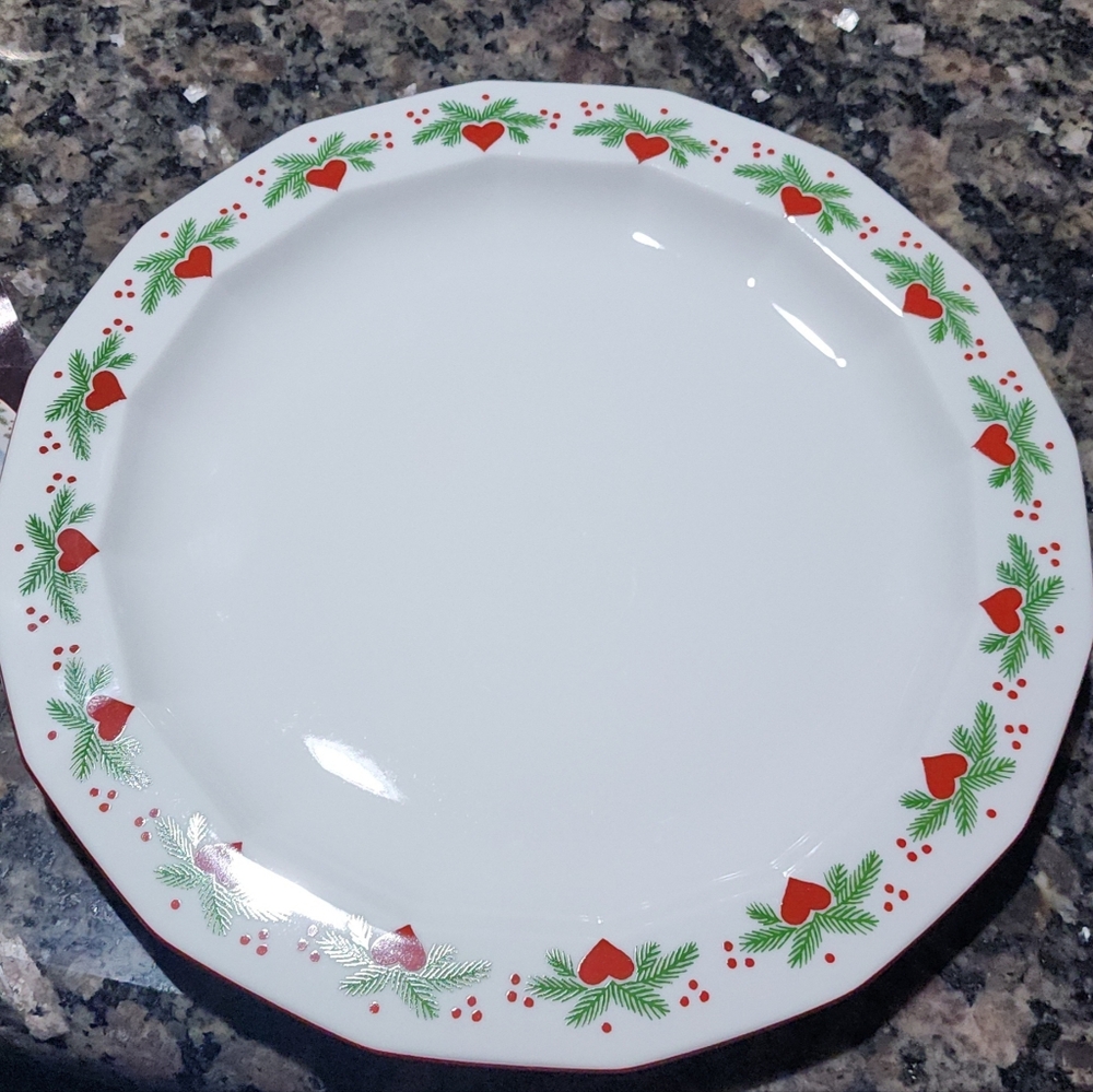 Porsgrund Hearts & Pines  Dinner Plate 524885